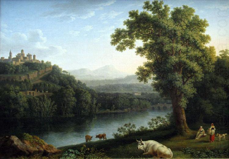 Jacob Philipp Hackert River Landscape china oil painting image